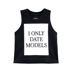 DATE MODELS GIRLS CROP SINGLET